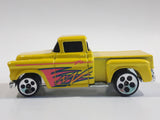 1998 Hot Wheels 1956 Chevy '56 Flashsider Truck Yellow Die Cast Toy Car Vehicle
