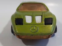 Vintage 1971 Lesney Matchbox SpeedKings No. K-30 Mercedes C111 Green Die Cast Toy Car Vehicle with Flip Up Headlights and Opening Hood