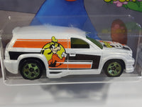 2018 Hot Wheels Disney Mickey & Friends Goofy Fandango White Die Cast Toy Car Vehicle - New in Package Sealed