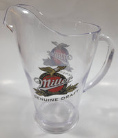 Miller Genuine Draft 9 1/4" Tall Plastic Beer Pitcher Jug