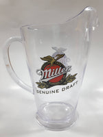 Miller Genuine Draft 9 1/4" Tall Plastic Beer Pitcher Jug