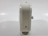 Vintage Westclox Silver Bell White Windup Alarm Clock Made in Canada