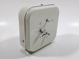 Vintage Westclox Silver Bell White Windup Alarm Clock Made in Canada