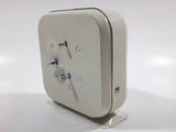 Vintage Westclox Silver Bell White Windup Alarm Clock Made in Canada