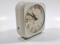 Vintage Westclox Silver Bell White Windup Alarm Clock Made in Canada