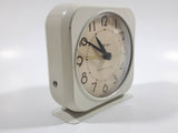 Vintage Westclox Silver Bell White Windup Alarm Clock Made in Canada