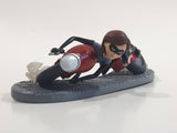 2018 Disney Pixar Incredibles 2 Elastigirl Riding Motorcycle PVC Toy Figurine