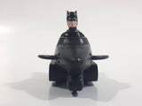 1991 DC Comics Batman Batmobile Push Down Spring Release Black Plastic Toy Car Vehicle - McDonald's Happy Meal