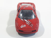 Unknown Brand Red #63 Die Cast Toy Car Vehicle