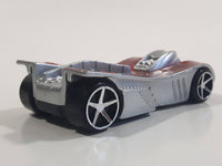 2008 Hot Wheels Motoblade Dark Red Plastic Toy Car Vehicle McDonald's Happy Meal with Crash Sound - Dead Battery
