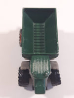 2014 Matchbox MBX Construction FRM 6000 (Sowing Machine) Dump Truck Dark Green and Grey Die Cast Toy Car Vehicle