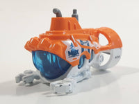 2020 Matchbox MBX Marine Rescue Deep Diver Orange and White Die Cast Toy Submersible Vehicle