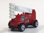 2002 Matchbox Rescue Rookies Mobile Light Truck Red Die Cast Toy Car Vehicle