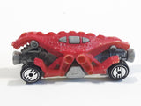 1994 Hot Wheels Color Changers Double Demon Dinosaur Red and Yellow Die Cast Toy Car Vehicle