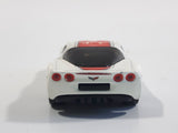 2006 Hot Wheels Corvette C6 White Die Cast Toy Car Vehicle