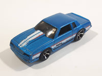 2012 Hot Wheels HW Performance '86 Monte Carlo Metalflake Blue Die Cast Toy Muscle Car Vehicle