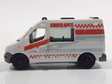 2014 Matchbox MBX Heroic Rescue Renault Master Ambulance White Die Cast Toy Car Vehicle