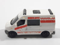 2014 Matchbox MBX Heroic Rescue Renault Master Ambulance White Die Cast Toy Car Vehicle