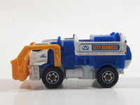 2016 Matchbox MBX Adventure City Garbage Gulper White Recycling Truck Die Cast Toy Car Vehicle