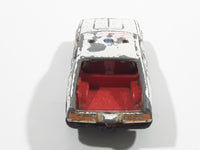 Vintage Corgi Rover 3500 White Die Cast Toy Car Vehicle Made in GT Britain