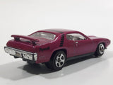 2012 Hot Wheels '71 Plymouth Road Runner Magenta Die Cast Toy Muscle Car Vehicle