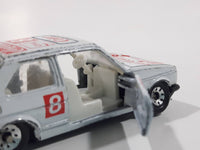 1988 Hartoy Coca Cola Coke Soda Pop VW Volkswagen Golf GTI White Red Die Cast Toy Car Vehicle with Opening Doors - Missing a Door