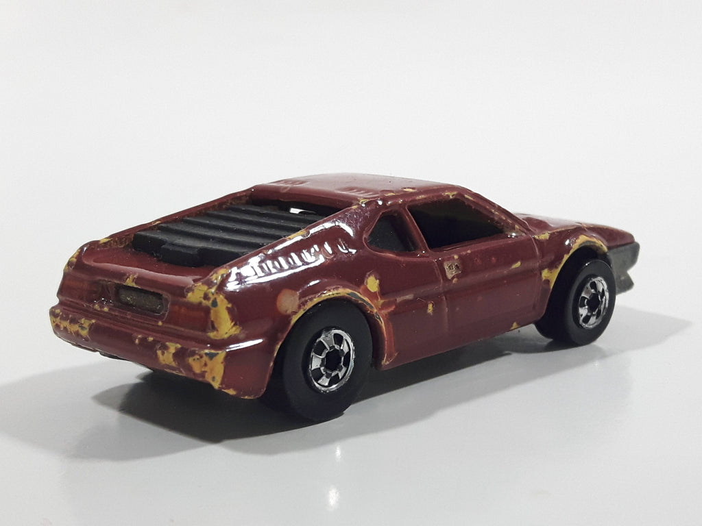 1989 Hot Wheels Color Racers II Wind Splitter Dark Red Burgundy Die Ca ...