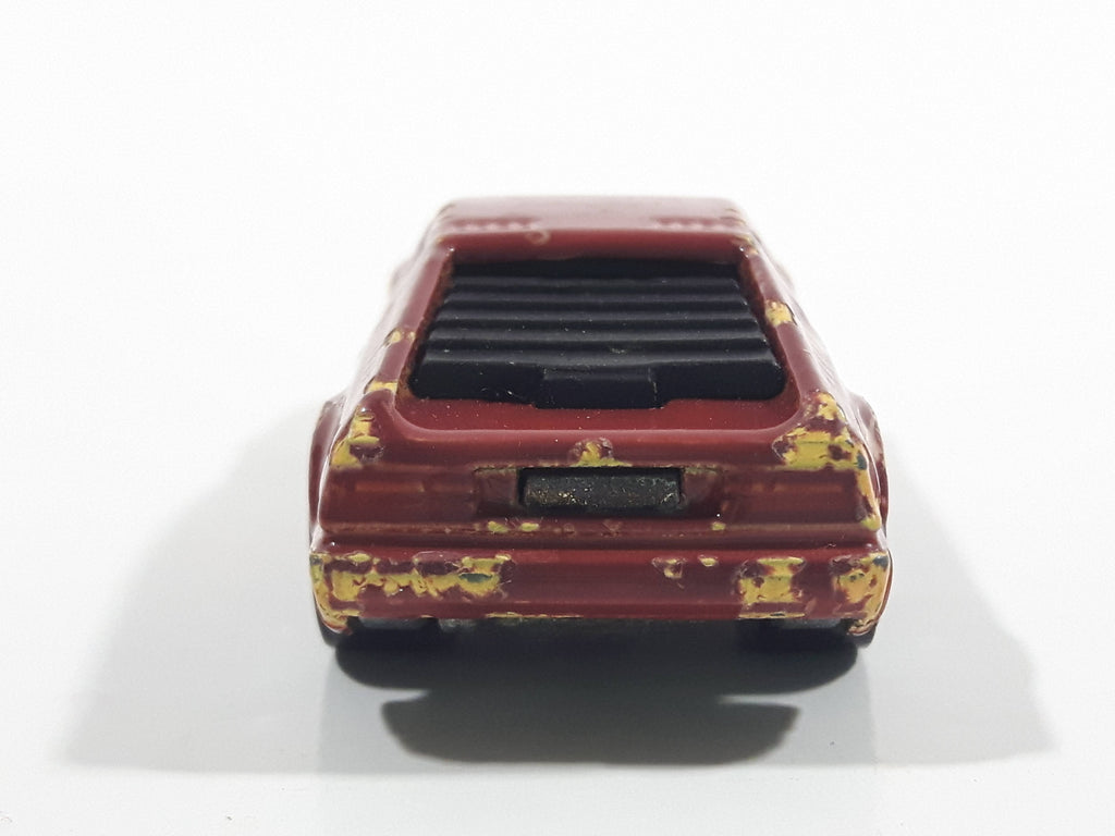 1989 Hot Wheels Color Racers II Wind Splitter Dark Red Burgundy Die Ca ...