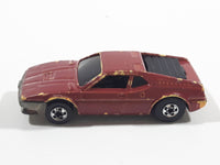 1989 Hot Wheels Color Racers II Wind Splitter Dark Red Burgundy Die Cast Toy Car Vehicle