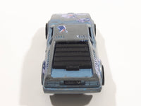 1993 Hot Wheels Tattoo Machines Wind Splitter Metallic Light Blue Die Cast Toy Car Vehicle