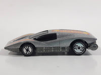 1985 Hot Wheels Large Charge Silver Bullet Metallic Silver Die Cast Toy Car Vehicle