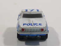 Micro Machines '69 Chevy Camaro Police 171 White Miniature Die Cast Toy Car Vehicle