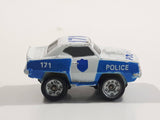Micro Machines '69 Chevy Camaro Police 171 White Miniature Die Cast Toy Car Vehicle