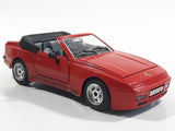 Majorette Porsche 944 Turbo Convertible 1:24 Scale Red Die Cast Toy Car Vehicle with Opening Doors and Hood