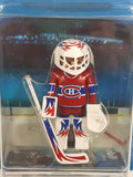 2014 Geobra Playmobil 5078 NHL Ice Hockey Montreal Canadiens Goalie Player Toy Figurine 9 pc New in Package