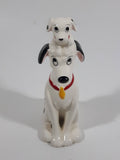 Vintage Schmid 101 Dalmatians Pongo with Puppy On His Head 4 3/4" Tall Ceramic Porcelain Figurine Ornament