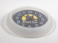 Black Cat Cigarettes "They taste better!" 9 1/2" Diameter Round Clock