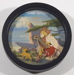 Disney's The Lion King 6" Diameter Wall Clock with Character Hands Simba, Timon, and Pumbaa