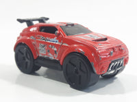 2004 Hot Wheels First Editions Tooned Mitsubishi Pajero Red Die Cast Toy Car Vehicle