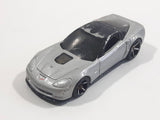 2008 Hot Wheels '09 Corvette ZR1 Metallic Grey Silver Die Cast Toy Car Vehicle