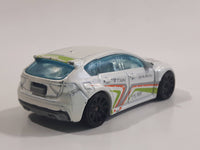 2013 Hot Wheels Night Burnerz Subaru WRX STI White Die Cast Toy Car Vehicle