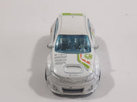 2013 Hot Wheels Night Burnerz Subaru WRX STI White Die Cast Toy Car Vehicle