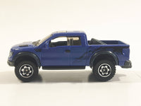 2010 Hot Wheels Desert Endurance Ford F-150 SVT Raptor Pickup Truck Dark Blue Die Cast Toy Car Vehicle