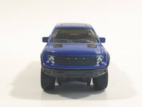 2010 Hot Wheels Desert Endurance Ford F-150 SVT Raptor Pickup Truck Dark Blue Die Cast Toy Car Vehicle