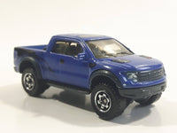 2010 Hot Wheels Desert Endurance Ford F-150 SVT Raptor Pickup Truck Dark Blue Die Cast Toy Car Vehicle