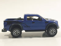 2010 Hot Wheels Desert Endurance Ford F-150 SVT Raptor Pickup Truck Dark Blue Die Cast Toy Car Vehicle