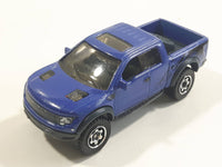 2010 Hot Wheels Desert Endurance Ford F-150 SVT Raptor Pickup Truck Dark Blue Die Cast Toy Car Vehicle