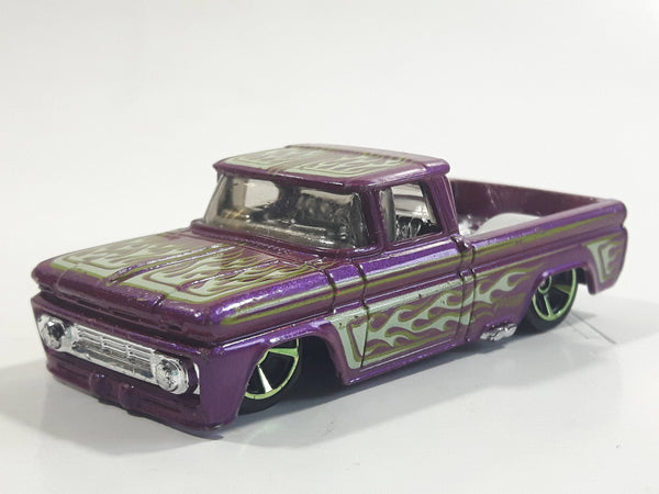 2013 Hot Wheels HW Showroom: HW Hot Trucks Custom '62 Chevy Truck Metalflake Purple Die Cast Toy Car Vehicle