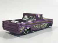 2013 Hot Wheels HW Showroom: HW Hot Trucks Custom '62 Chevy Truck Metalflake Purple Die Cast Toy Car Vehicle