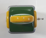 1950s Style John Deere Miniature 3 3/8" Tall Die Cast Metal Gas Pump - Missing Hose